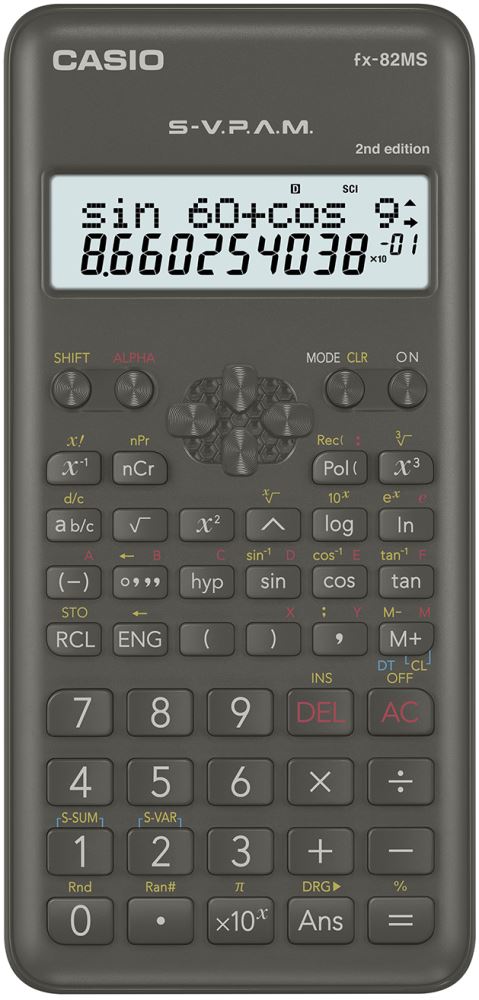 Casio FX-82 MS-2nd Bilimsel Hesap Makinesi - Görsel 2